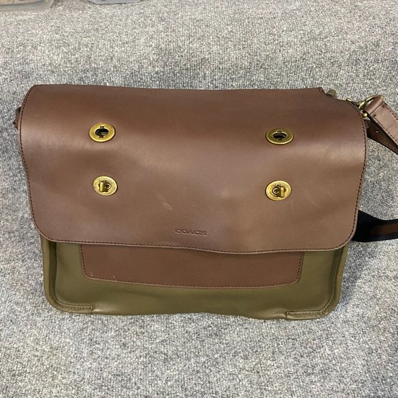Coach Other - Coach Legacy Mens Messenger Bag Olive Brown e1376-70990